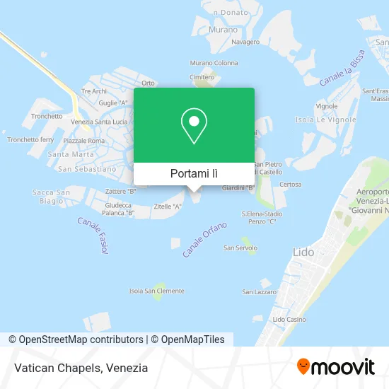 Mappa Vatican Chapels