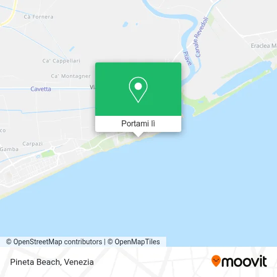 Mappa Pineta Beach