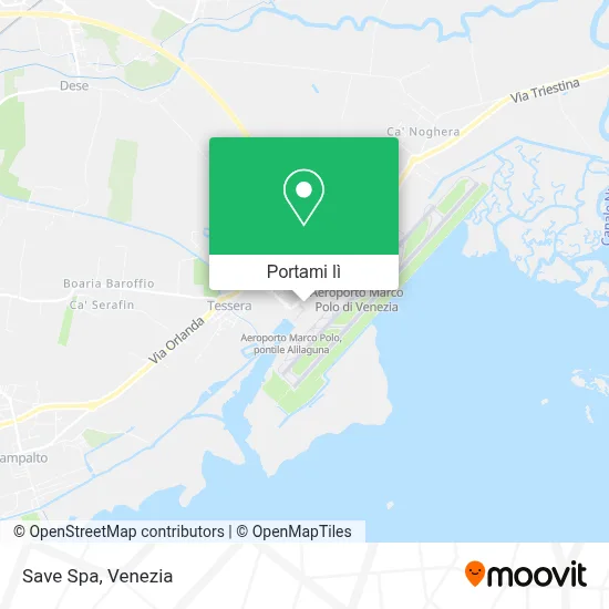 Mappa Save Spa