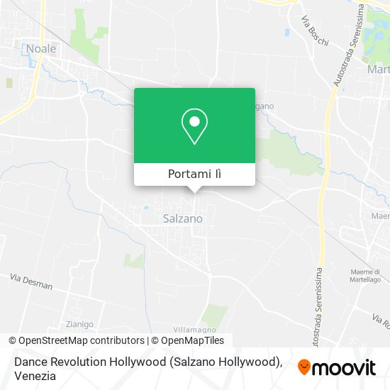 Mappa Dance Revolution Hollywood (Salzano Hollywood)