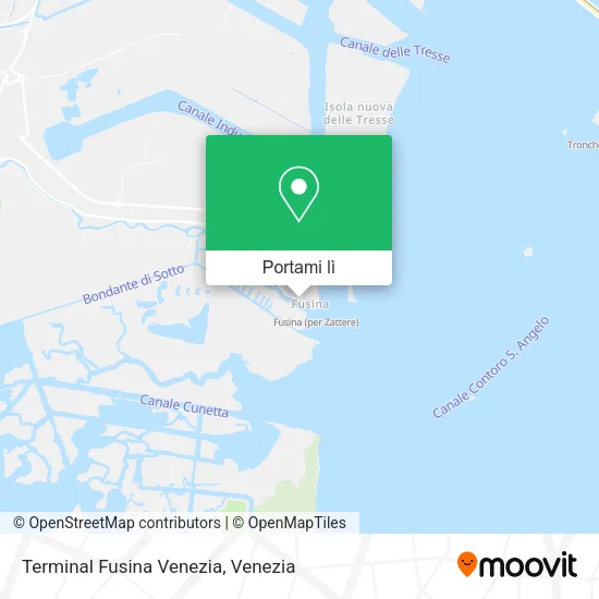 Mappa Terminal Fusina Venezia