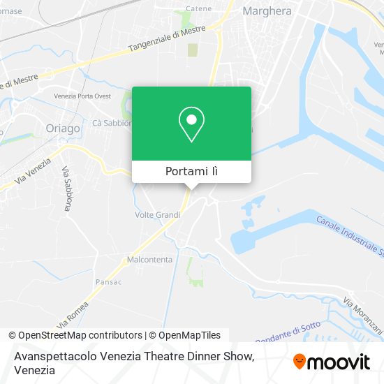 Mappa Avanspettacolo Venezia Theatre Dinner Show