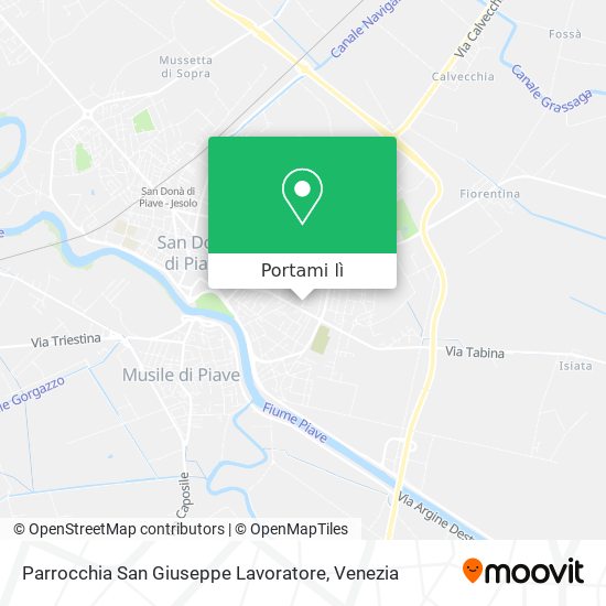 Mappa Parrocchia San Giuseppe Lavoratore