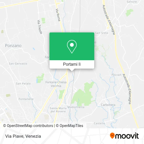 Mappa Via Piave