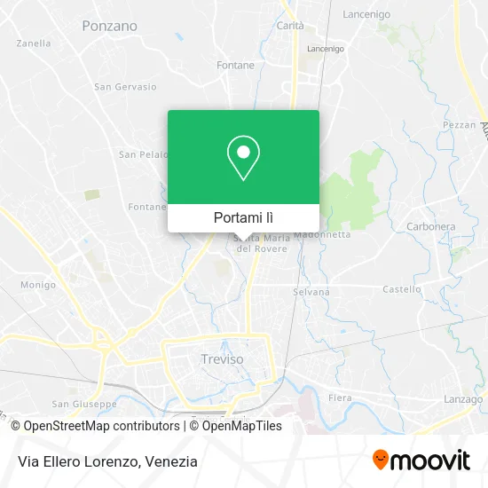 Mappa Via Ellero Lorenzo