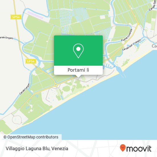 Mappa Villaggio Laguna Blu