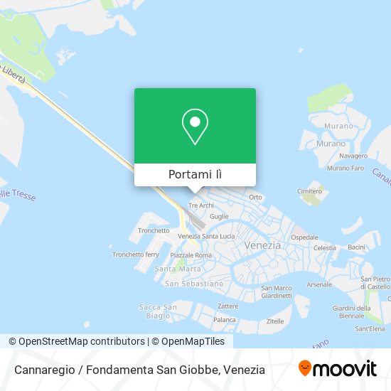 Mappa Cannaregio / Fondamenta San Giobbe