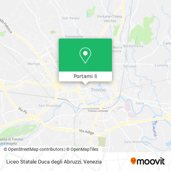 Mappa Liceo Statale Duca degli Abruzzi