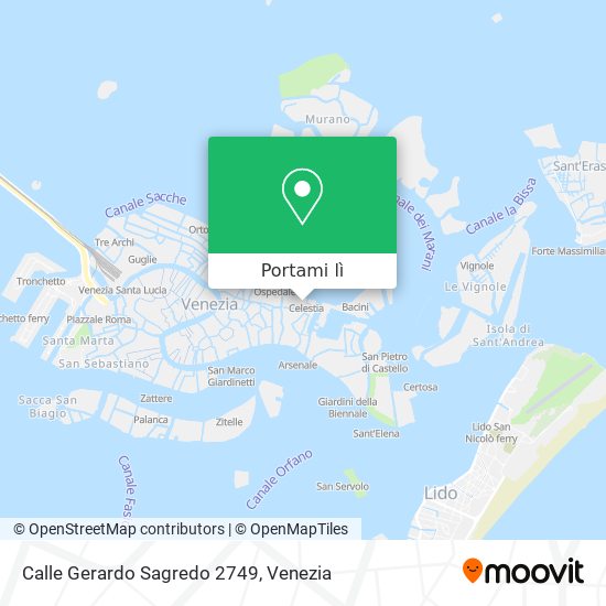 Mappa Calle Gerardo Sagredo 2749