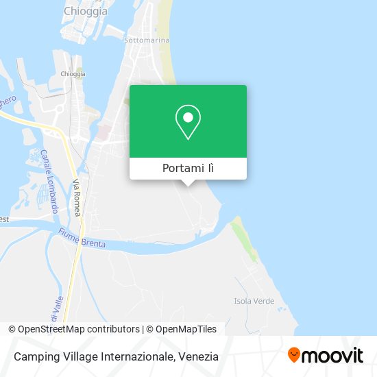 Mappa Camping Village Internazionale