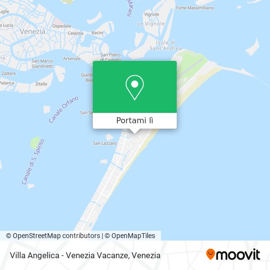 Mappa Villa Angelica - Venezia Vacanze