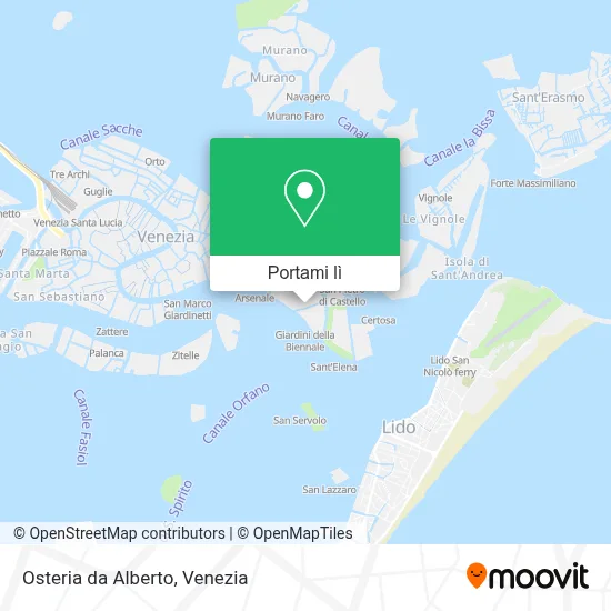 Mappa Osteria da Alberto