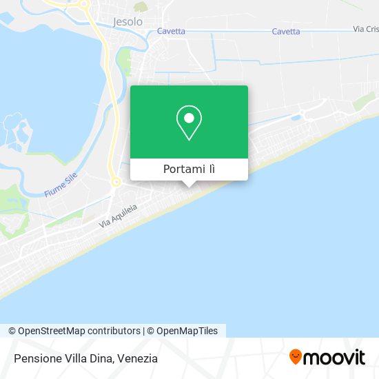 Mappa Pensione Villa Dina