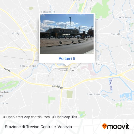 Mappa Stazione di Treviso Centrale