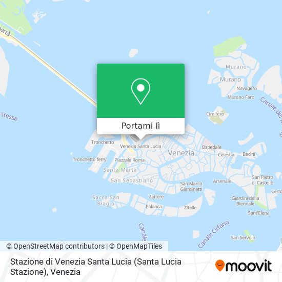 Mappa Stazione di Venezia Santa Lucia (Santa Lucia Stazione)