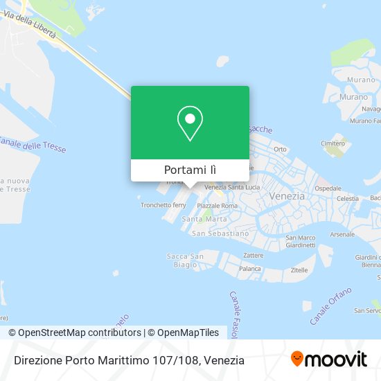 Mappa Direzione Porto Marittimo 107 / 108