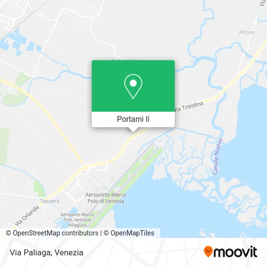 Mappa Via Paliaga