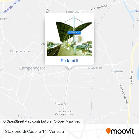 Mappa Stazione di Casello 11