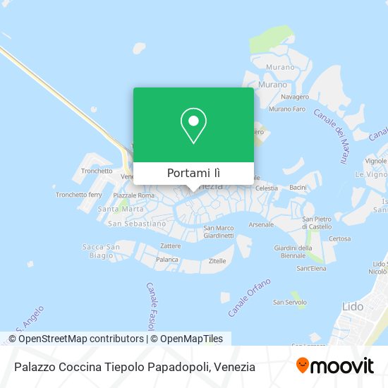 Mappa Palazzo Coccina Tiepolo Papadopoli