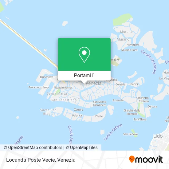 Mappa Locanda Poste Vecie