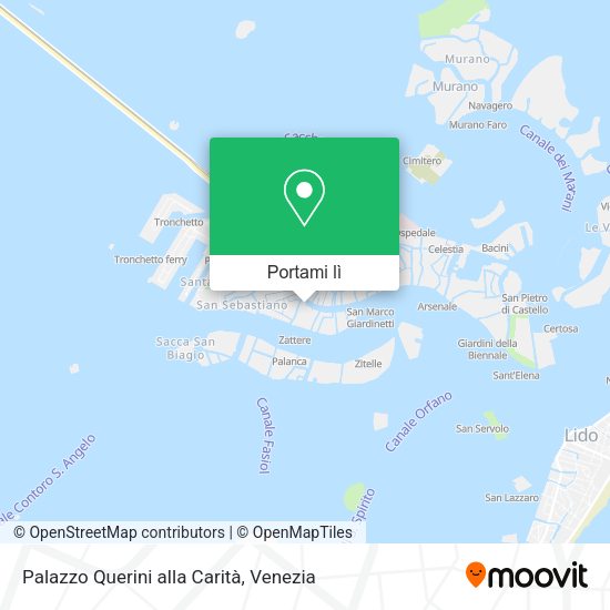 Mappa Palazzo Querini alla Carità