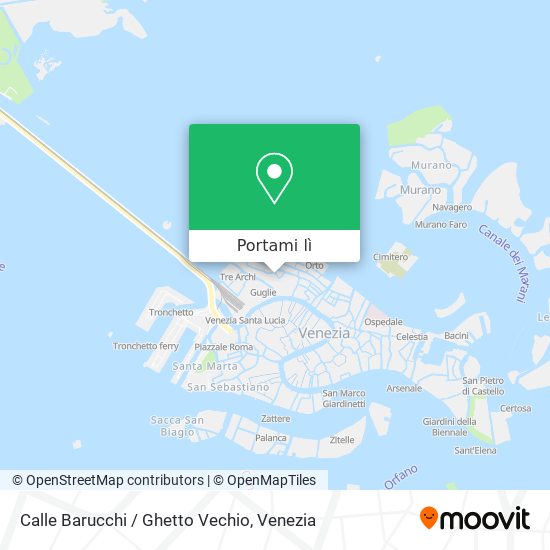 Mappa Calle Barucchi / Ghetto Vechio