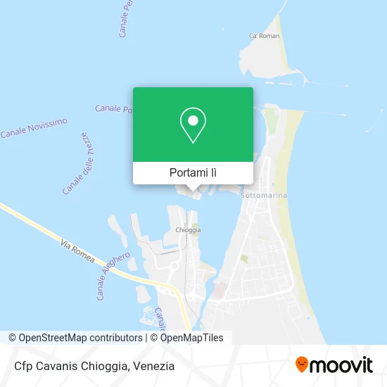 Mappa Cfp Cavanis Chioggia