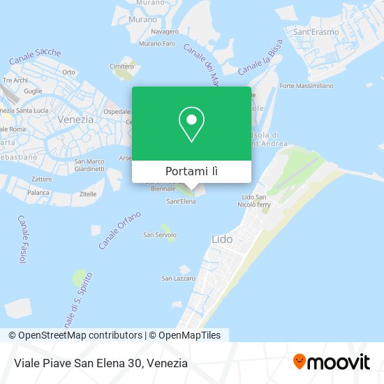 Mappa Viale Piave San Elena  30