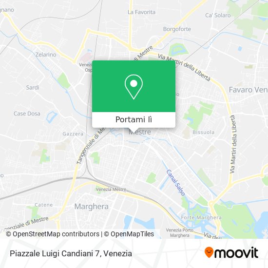 Mappa Piazzale Luigi Candiani  7