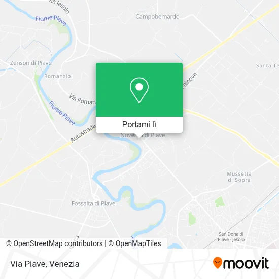 Mappa Via Piave