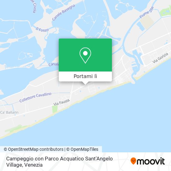 Mappa Campeggio con Parco Acquatico Sant'Angelo Village