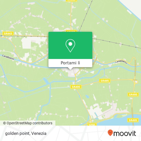 Mappa golden point, Piazzale Rovigno 45011 Adria