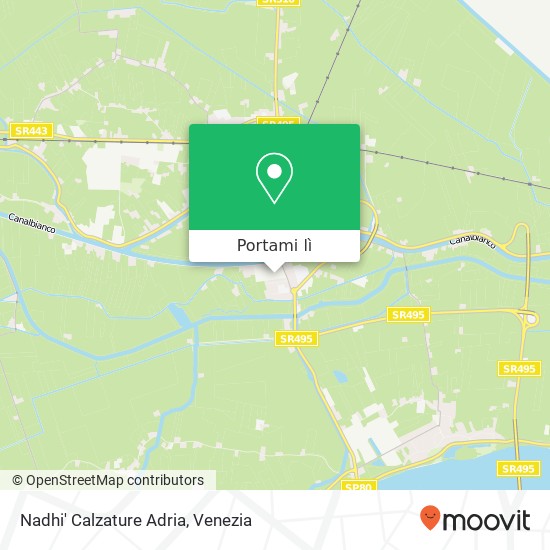 Mappa Nadhi' Calzature Adria, Piazzale Rovigno Adria