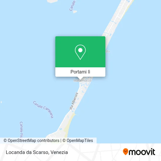 Mappa Locanda da Scarso