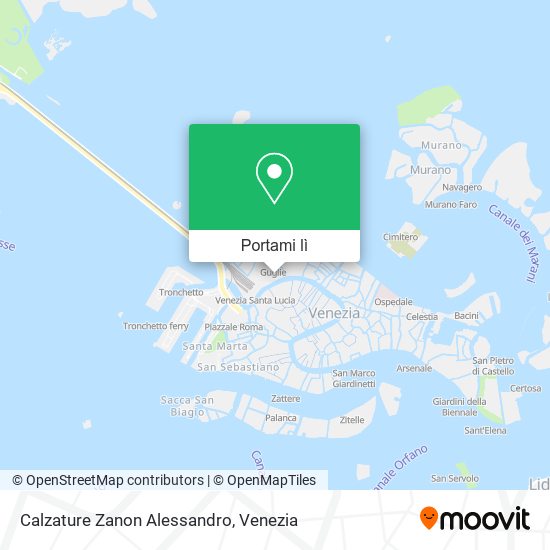 Mappa Calzature Zanon Alessandro