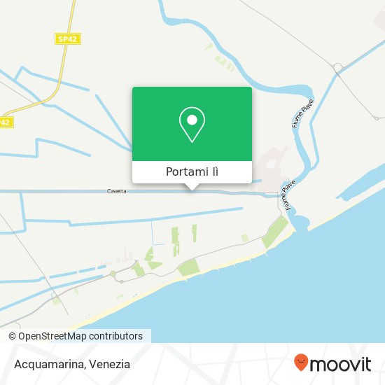 Mappa Acquamarina, Via Cavetta Marina, 48 30016 Jesolo