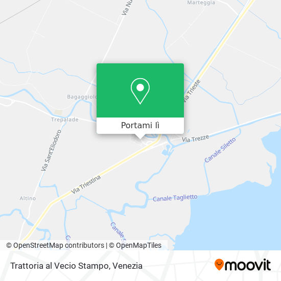 Mappa Trattoria al Vecio Stampo