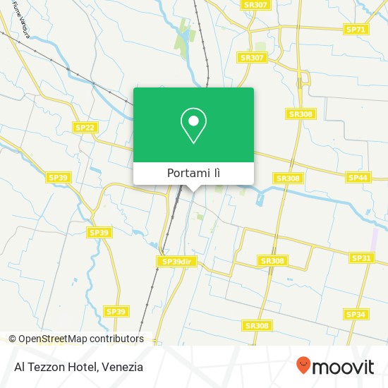 Mappa Al Tezzon Hotel, Borgo Trento Trieste 35012 Camposampiero