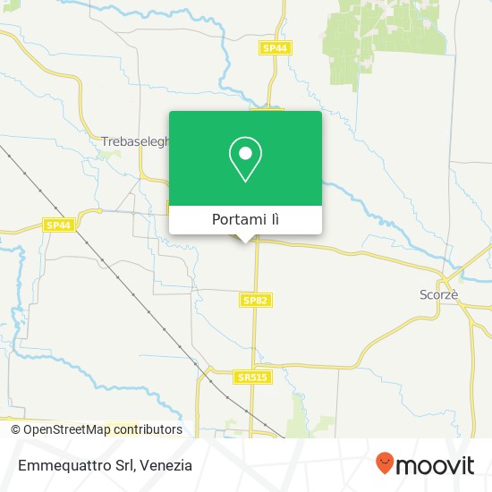 Mappa Emmequattro Srl, Via Malcanton, 40 Trebaseleghe