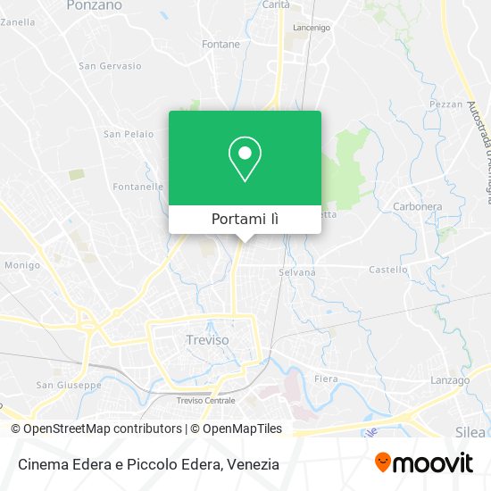 Mappa Cinema Edera e Piccolo Edera