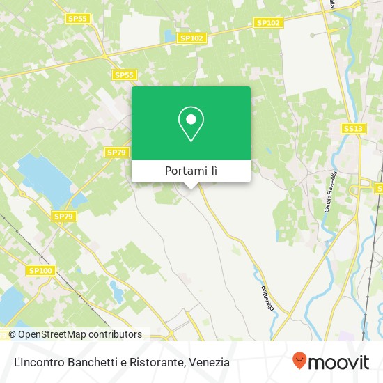 Mappa L'Incontro Banchetti e Ristorante, Via Piave, 7 31050 Ponzano Veneto