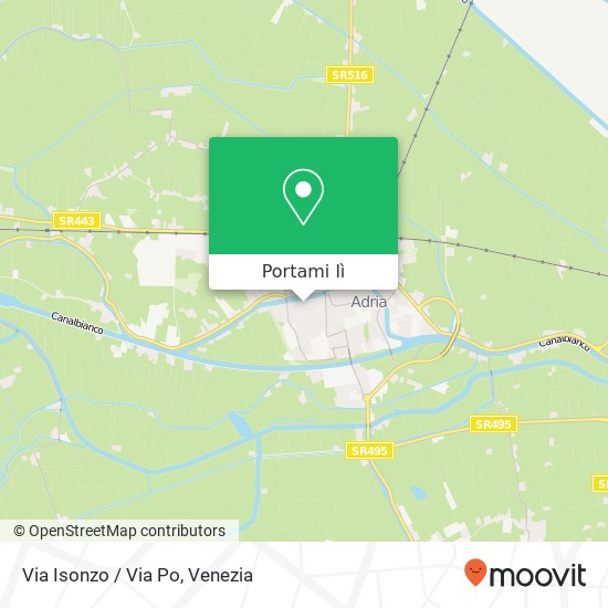 Mappa Via Isonzo / Via Po