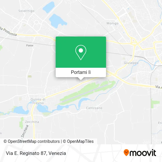 Mappa Via E. Reginato 87