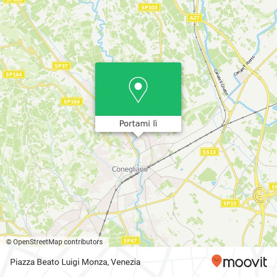 Mappa Piazza Beato Luigi Monza