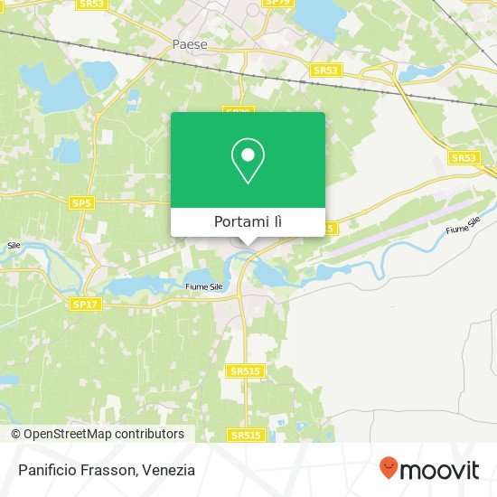 Mappa Panificio Frasson