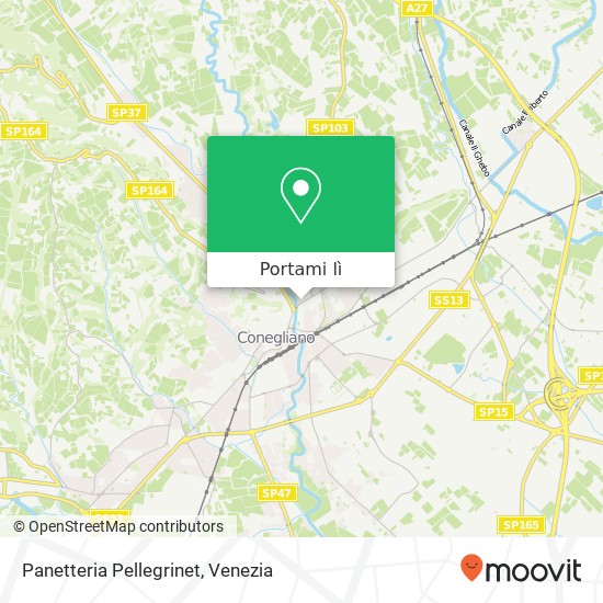 Mappa Panetteria Pellegrinet