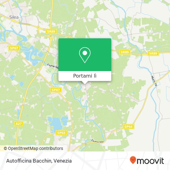 Mappa Autofficina Bacchin