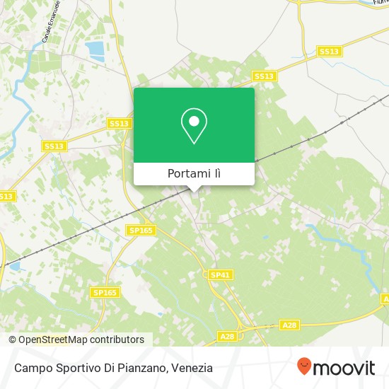Mappa Campo Sportivo Di Pianzano