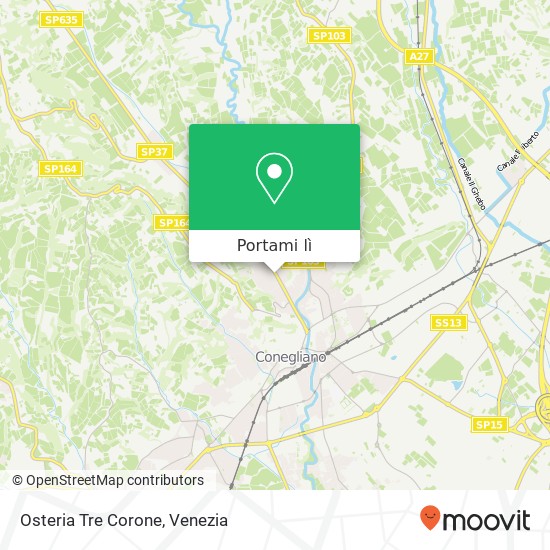 Mappa Osteria Tre Corone