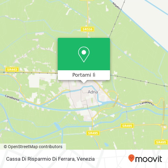 Mappa Cassa Di Risparmio Di Ferrara